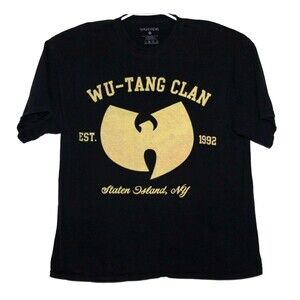 Spencers Wu Tang Clan Staten Island Men's 2012 T Shirt Black 2XL 100% Cotton